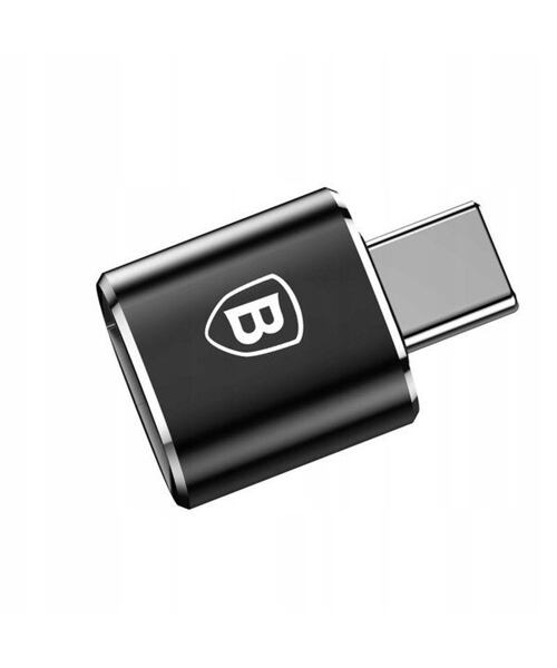 Baseus CATOTG-01 Adaptér z USB-A na USB-C Black