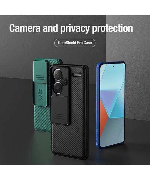 Nillkin CamShield PRO Zadní Kryt pro Xiaomi Redmi Note 13 Pro+ 5G Black