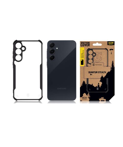 Tactical Quantum Stealth Kryt pro Samsung Galaxy A55 5G Clear/Black