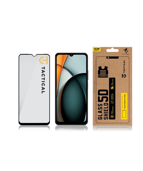 Tactical Glass Shield 5D sklo pro Xiaomi Redmi A3 2024 Black