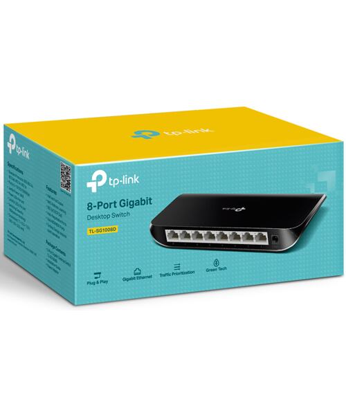 TP-Link TL-SG1008D 8x Gigabit Desktop Switch