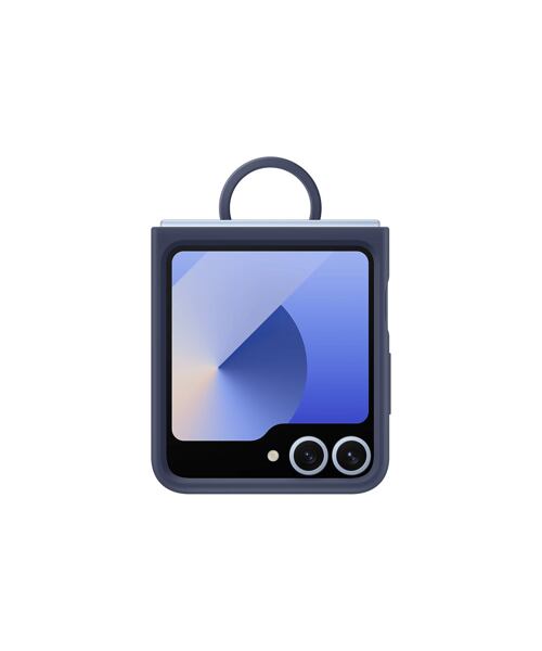 EF-PF741TNE Samsung Silikonový Kryt s Kroužkem pro Galaxy Z Flip 6/7 FE Navy