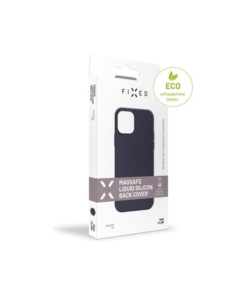 Zadní kryt FIXED MagFlow s podporou MagSafe pro Apple iPhone 14 Pro Max, modrý