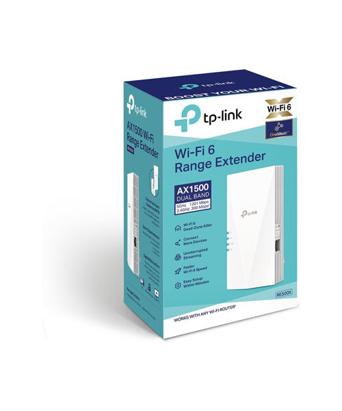 TP-Link RE500X AX1500 WiFi6 Range Extender