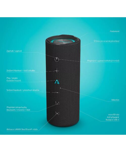 LAMAX Sounder2 Play Bluetooth reproduktor