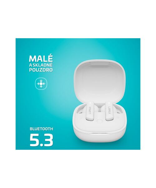 LAMAX Clips1 ANC- špuntová sluchátka - bílé