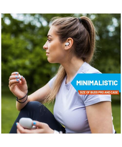 Bezdrátová TWS sluchátka FIXED Buds Pro s ANC a bezdrátovým nabíjením, šedá