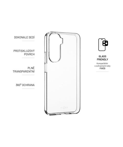 TPU gelový kryt FIXED Story pro Honor 90 lite 5G, čirý