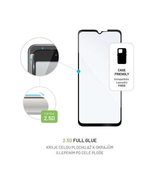 Ochranné tvrzené sklo FIXED Full-Cover pro Samsung Galaxy Xcover 7 5G, černé