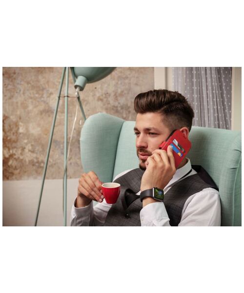 Kožené pouzdro typu kniha FIXED ProFit pro Samsung Galaxy S24+, hnědé