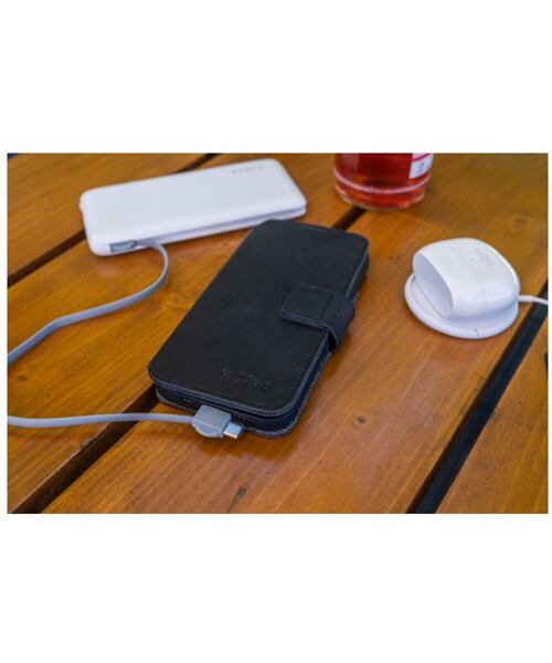 Kožené pouzdro typu kniha FIXED ProFit pro Samsung Galaxy A35 5G, černé