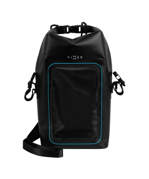 Voděodolný vak FIXED Float Bag s kapsou pro mobilní telefon 3L, černá