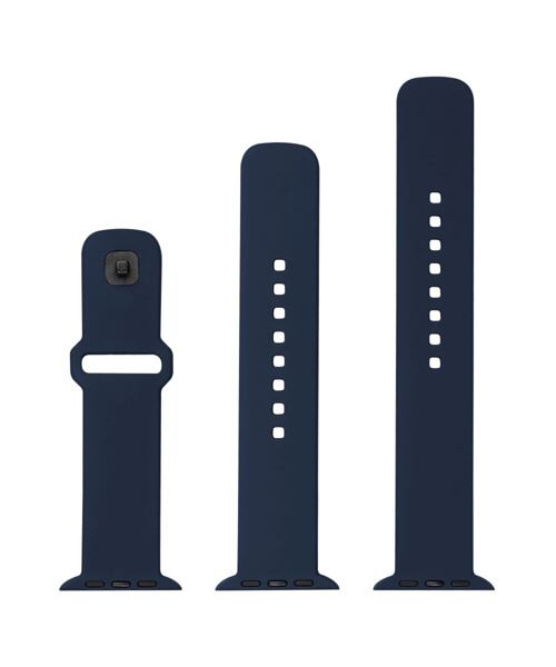 Set silikonových řemínků FIXED Silicone Sporty Strap pro Apple Watch 42/44/45/46mm, modrý