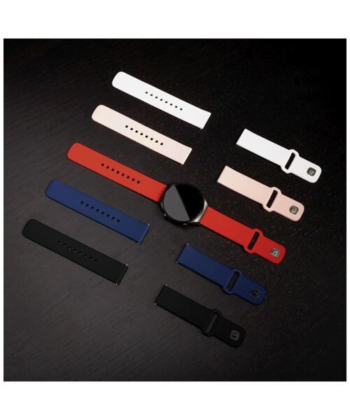 Set silikonových řemínků FIXED Silicone Sporty Strap s Quick Release 22mm pro smartwatch, modrý