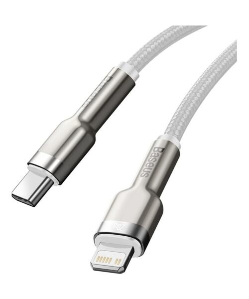 Baseus Datový kabel Cafule USB-C/Lightning PD 20W 2m bílý