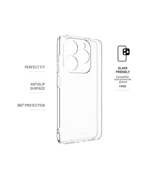 TPU gelový kryt FIXED Story pro Tecno Spark Go 2024, čirý