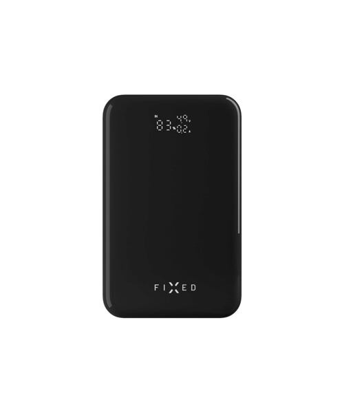 Powerbanka FIXED Zen 20 Pro s LCD displejem a výstupem 130W, 20 000 mAh, černá
