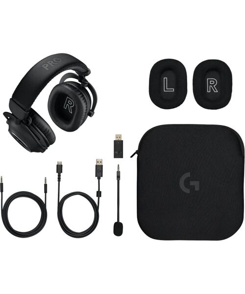 Logitech G Pro X Wireless 2, LIGHTSPEED, Bluetooth, černá