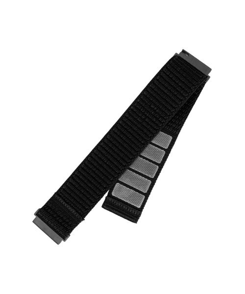 Nylonový řemínek FIXED Nylon Sporty Strap s Quick Release 20mm pro smartwatch, černý