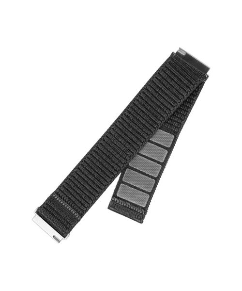 Nylonový řemínek FIXED Nylon Sporty Strap s Quick Release 22mm pro smartwatch, tmavě šedý