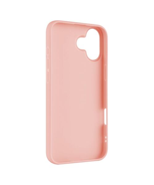 Zadní pogumovaný kryt FIXED Story pro Apple iPhone 16 Plus, růžový