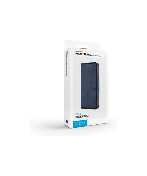 Pouzdro typu kniha FIXED Opus pro Apple iPhone 16 Pro, modré