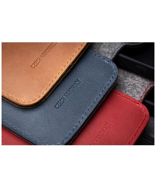 Kožené pouzdro typu kniha FIXED ProFit pro Apple iPhone 16 Pro Max, červené