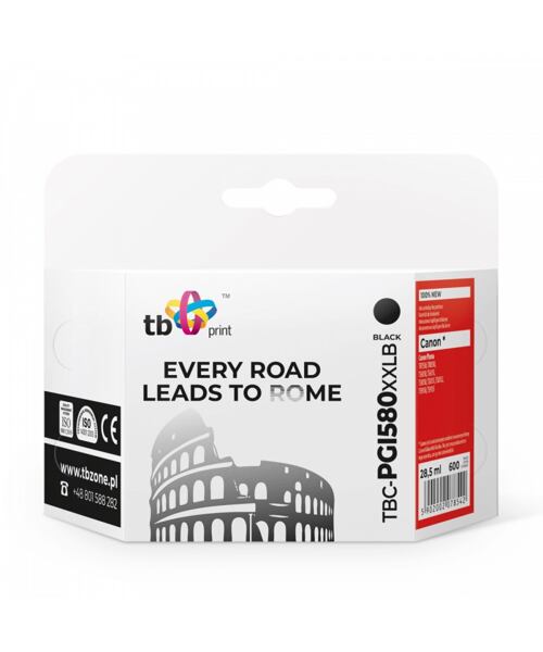 Ink. kazeta TB kompat. s Canon PGI-580XXL, TBC-PGI580XXLB BK 100% new