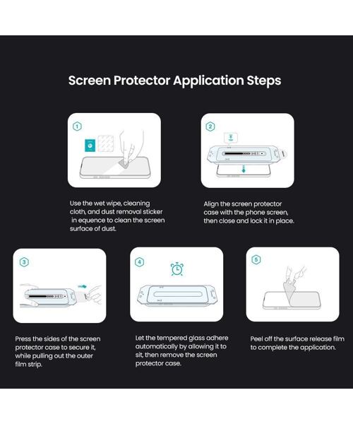 Nillkin Tvrzené Sklo 2.5D CP+ PRO Black pro Apple iPhone 16 Pro Max (s aplikátorem)