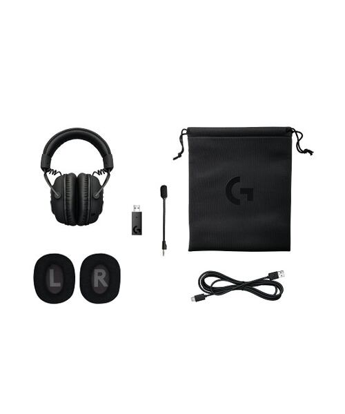 Logitech G PRO X Wireless LIGHTSPEED Gaming Headset - BLACK - EMEA
