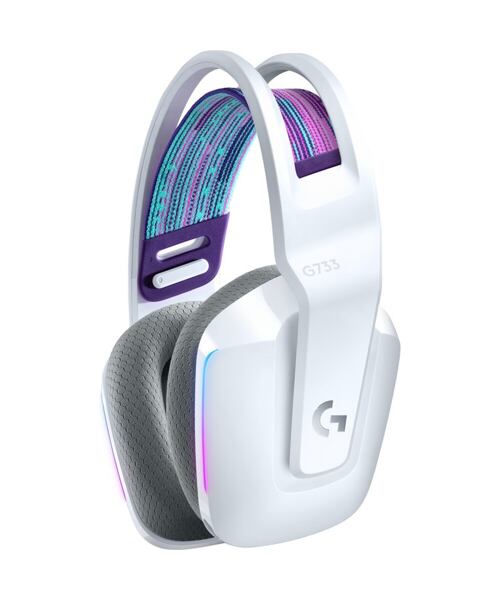 Logitech G733 LIGHTSPEED Wireless RGB Gaming Headset - WHITE - 2.4GHZ - EMEA