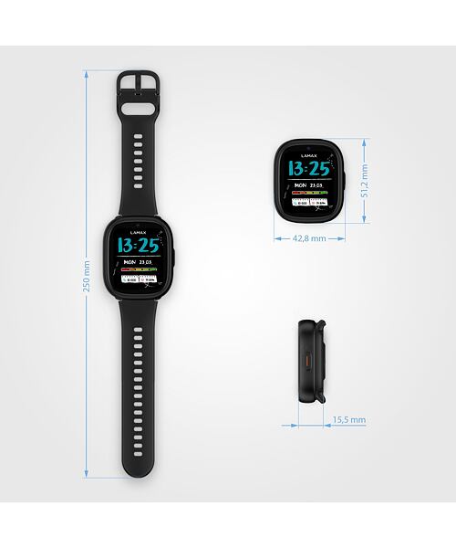 LAMAX WatchY4 Plus Black