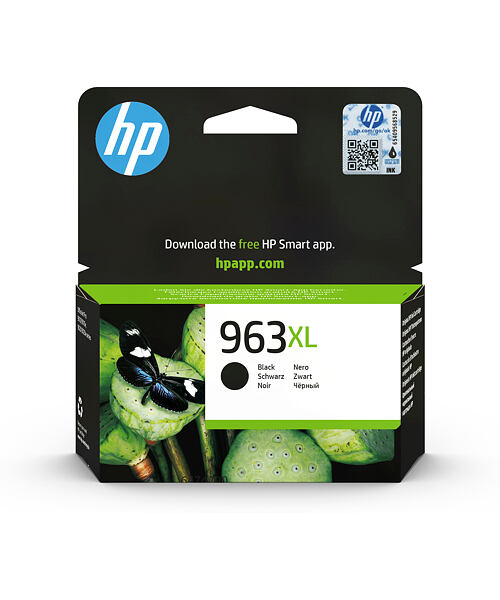 HP 963XL Černá originální inkoustová kazeta s vysokou výtěžností