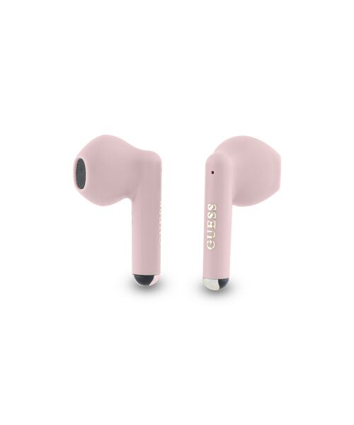 Guess Printed Classic Logo TWS Bezdrátová Sluchátka Pink