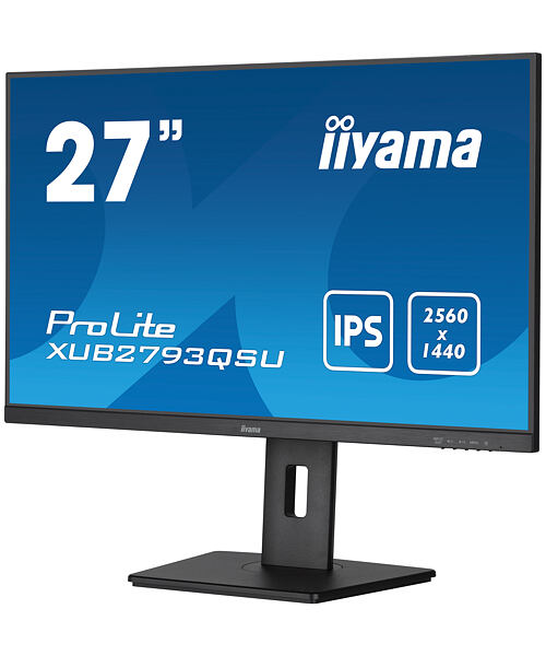 iiyama XUB2793QSU-B7 počítačový monitor 68,6 cm (27") 2560 x 1140 px Wide Quad HD LED Černá