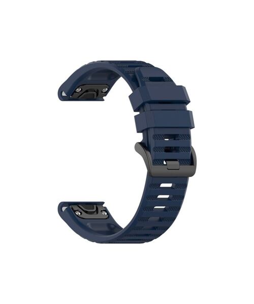 Silikonový řemínek FIXED Silicone Strap pro Garmin QuickFit 22mm, modrý