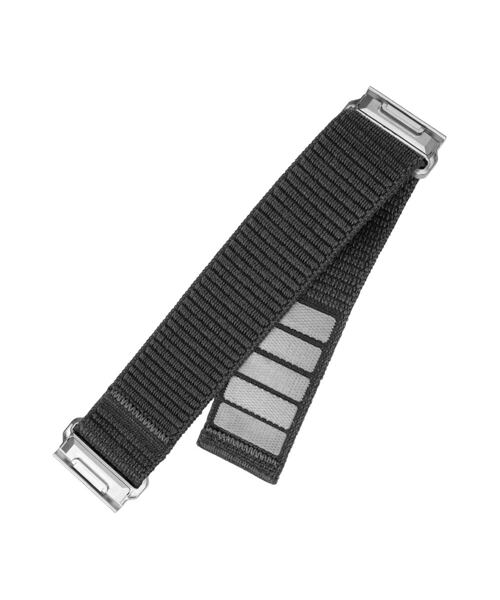 Nylonový řemínek FIXED Nylon Sporty Strap pro Garmin QuickFit 26mm, tmavě šedý