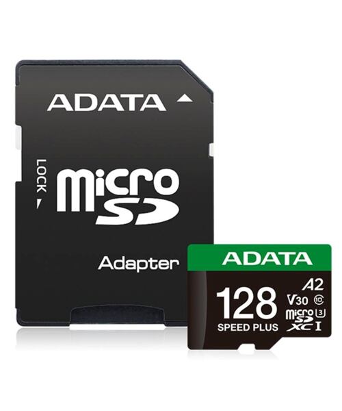 Adata Speed Plus/Micro SD/128GB/UHS-I U3 / Class 10/+ Adaptér