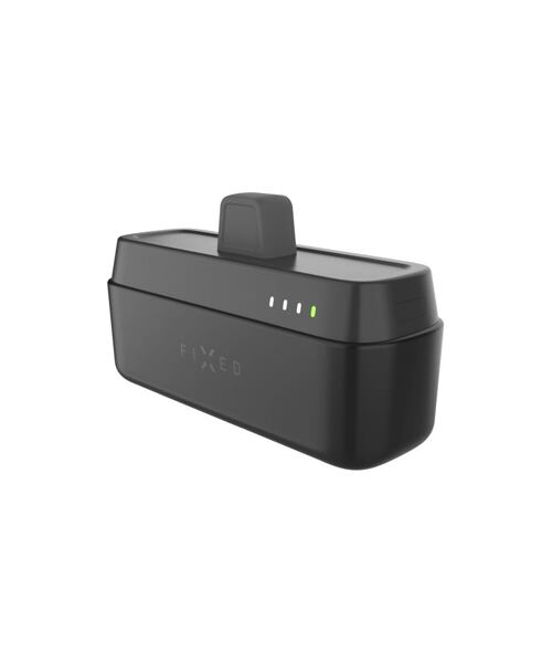 Powerbanka FIXED Zen 5 Plug-in s výstupem PD 20W, 5 000 mAh, černá