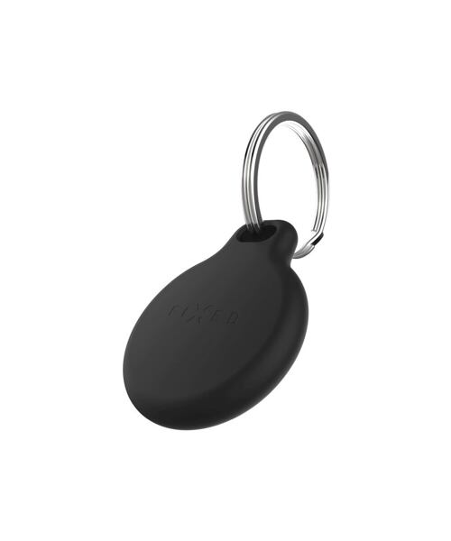 Silikonové pouzdro FIXED silky pro Apple AirTag, černé