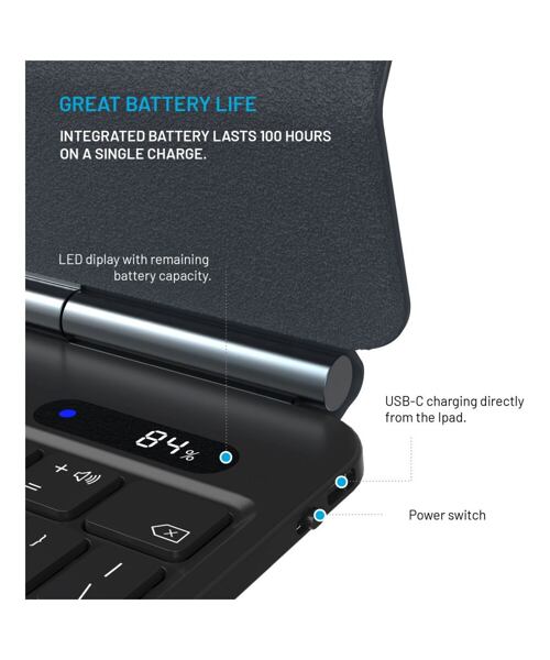 Zánovní Pouzdro s bezdrátovou klávesnicí FIXED Typee pro Apple iPad Pro 11" (2018-2022)/iPad Air (20