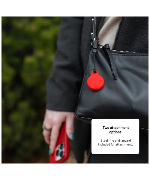 Silikonové pouzdro FIXED silky pro Apple AirTag, modré