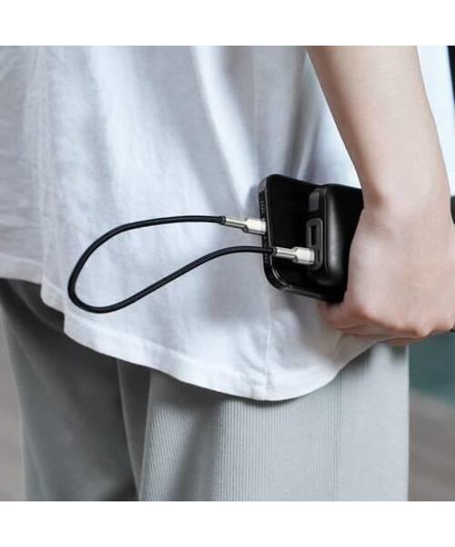 Baseus Cafule Metal Series Datový Kabel USB-C - Lightning 20W 0.25m Black