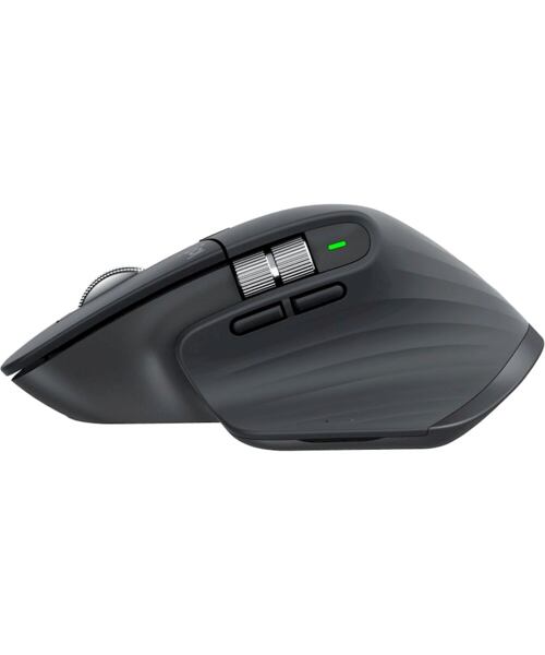 Logitech MX Master 3S/Kancelářská/Laserová/Pro praváky/8 000 DPI/USB+BT/Grafitová