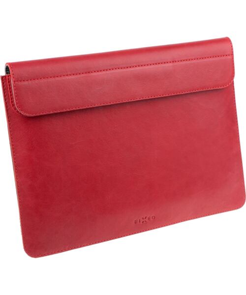 Kožené pouzdro FIXED Oxford pro všechny modely Apple iPad s úhlopříčkou displeje 10-11", červené