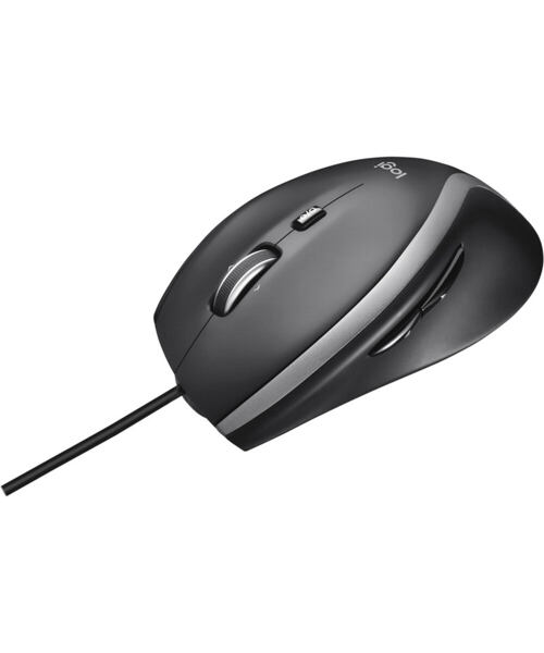 Logitech M500s/Kancelářská/Optická/Pro praváky/4 000 DPI/Drátová USB/Černá