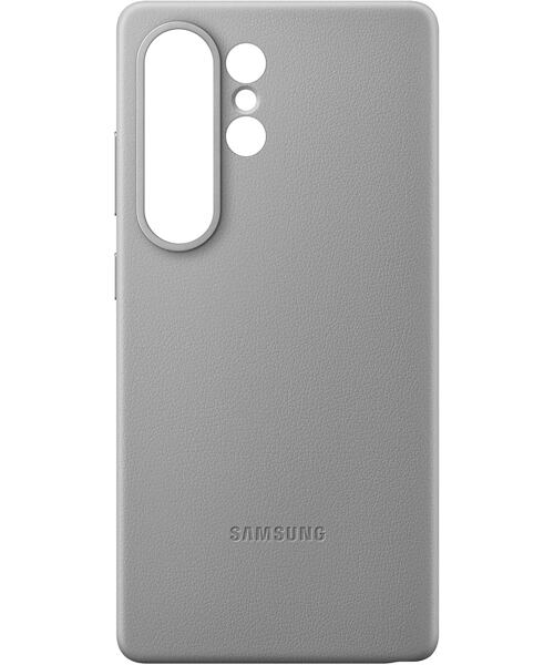 Samsung Ochranný kryt z veganské kůže pro Galaxy S25 Ultra Gray