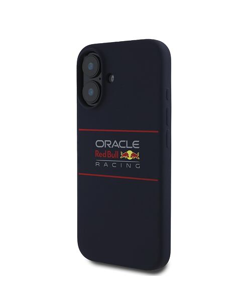 Red Bull Silicone Horizontal Logo MagSafe Zadní Kryt pro iPhone 16 Navy