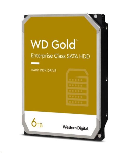 WESTERN DIGITAL HDD 6TB WD6004FRYZ Gold 256MB SATAIII 7200rpm