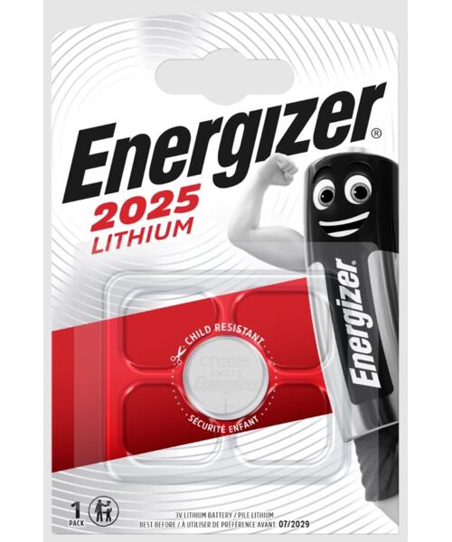 Energizer Lithiová knoflíková baterie - CR2025